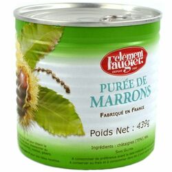 Gaštanové pyré nesladené 439g Clément Faugier