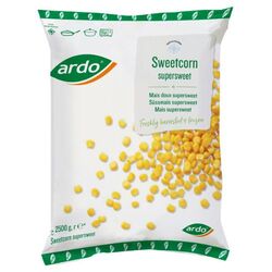 Mrazená Kukurica zrno super sladká 2,5kg Ardo