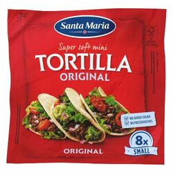 Tortilla pšeničná 8ks/15cm 200g Santa Maria
