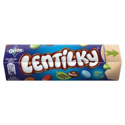Lentilky Dražé z mliečnej čokolády 28g Orion