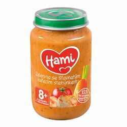 Hami Zelenina so šťavnatým kuracím stehienkom 200g