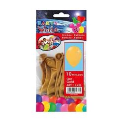 Balóny zlaté 10ks