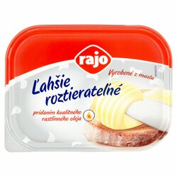 Maslo ľahšie roztierateľné 225g Rajo