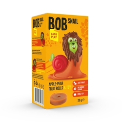 Bob Snail Eat &amp; Play ovocná rolka + hračka 20 g