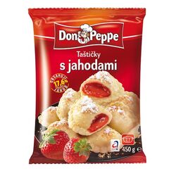 Mrazené Pirohy s jahodami 450g Don Peppe