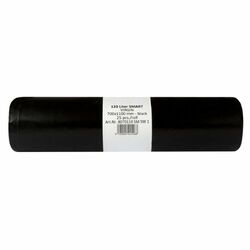 Vrecia na odpad čierne 120l 70x110cm 25ks Smart