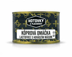 Kôprová bez laktózy 400g Hotovky z plechovky