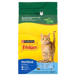 Friskies Sterilised granule pre mačky losos 1,5kg