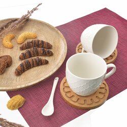 Orion Whiteline Hrnček s podšálkou 0,25l 2ks