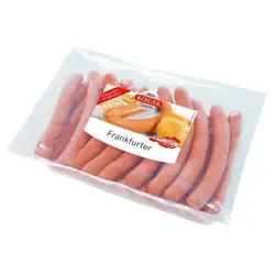 Párky Frankfurtské cca 1,63kg Berger VÝPREDAJ