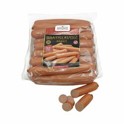 Párky Bratislavské cca 1kg Danubius VÝPREDAJ