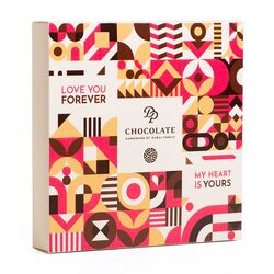 DP Chocolate Srdiečko z bielej čokolády s lieskovými orechmi 100g