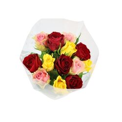 Kytica čerstvých kvetov, Ruže mix 11ks