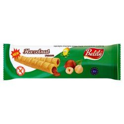 Kukuričné trubičky – lieskový oriešok 18g Balila