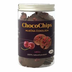 ChocoChips mliečny pomaranč 160g DP Chocolate