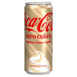 Coca Cola Zero Holiday Creamy Vanilla 330ml*ZO