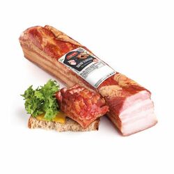 Slanina údená na opekanie cca 600g, Mecom