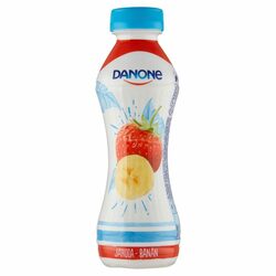 Nápoj jogurtový zakysaný jahoda banán 290g Danone VÝPREDAJ