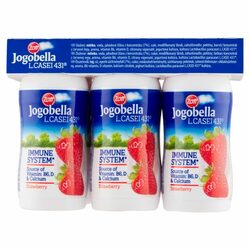 Jogurtový nápoj Jogobella Jahoda 6x100g Zott VÝPREDAJ
