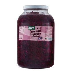 Kapusta červená v sladkokyslom náleve 3720ml (3300g) Ady
