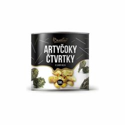 Artičoky štvrtky v slanom náleve 2,5kg Bassta