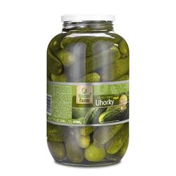 Uhorky sterilizované 9-12 cm 4,1kg Natur Farm