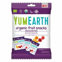 YumEarth Bio vegán ovocné cukríky Multipack 198g
