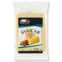 Dobrý syr švajcar blok 200g VÝPREDAJ