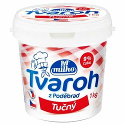 Tvaroh tučný jemný 1000g Milko