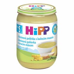 HiPP BIO Zeleninová polievka s kuracím mäsom 190g