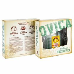 Williams Hruškovica 45% 0,7l Kazeta s 2 pohármi