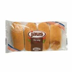 Rožok Hot dog 4ks 250g Jaus VÝPREDAJ