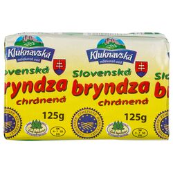 Bryndza Slovenská chránená 125g Kluknavská