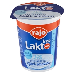 Smotana kyslá BEZLAKTÓZOVÁ RAJO 14% 200g