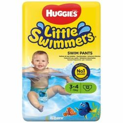 Huggies Little Swimmers 3/4, Plienky do vody 12ks