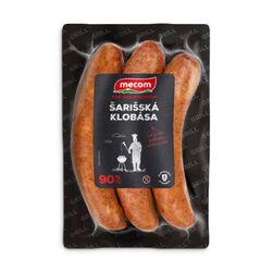 Klobása Šarišská 90% 350g Mecom