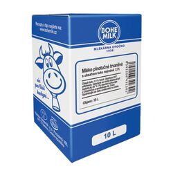 Mlieko plnotučné trvanlivé 3,5 % BiB 10l Bohemilk