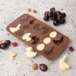 Orion Forma na čokoládu Veľká noc hnedá, silikón