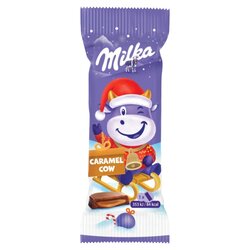 Milka figúrka z mliečnej čokolády s karamelovou náplňou 15,8g