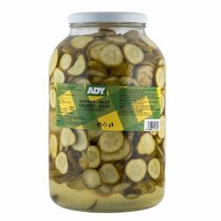 Uhorky sterilizované kolieska 3720ml (3500g) Ady