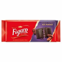 Figaro horká čokoláda 43% kakaa 80g