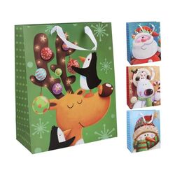 Darčeková taška Vianočná 23x18x10cm