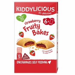 Kiddylicious koláčiky jablkovo-jahodové 6x22g