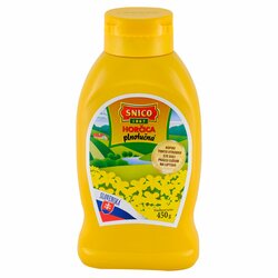 Horčica plnotučná 450g Snico