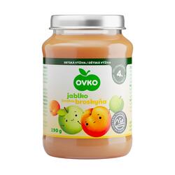 Detská výživa broskyňová OVKO 190g