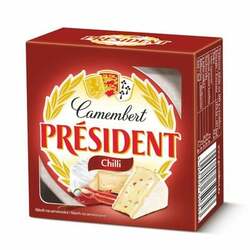 Syr Camembert chilli 90g Président VÝPREDAJ