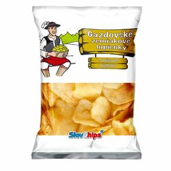 Gazdovské zemiak. lupienky horčica SlovChips 75 g