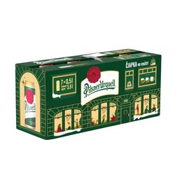 Pivo Pilsner Urquell 12% 1l Vianočné balenie