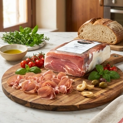 Šunka Prosciutto Crudo blok cca 5kg Rovagnati