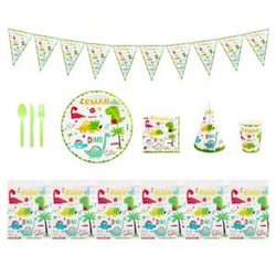 Dekoračná párty sada Happy Birthday Dinosaurs